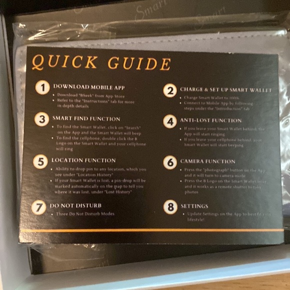 Wallet. Barossa Collection. Unisex anti-lost smart wallet, silver grey - Picture 10 of 11